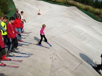 skiing on the brushes of Yorkshire