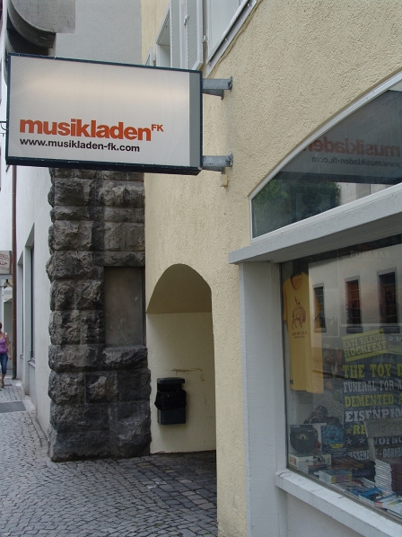 musikladen in feldkirch von außen