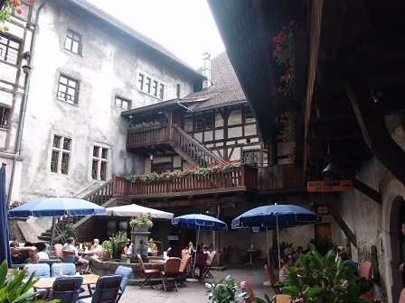 restaurant in der schattenburg in feldkirch