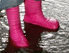 Pinke Gummistiefel
