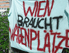 Transparent "Wien braucht Wagenplätze"