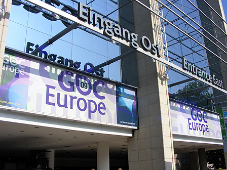 Eingang zur GDC Europe in Köln