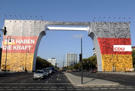 Größtes Wahlplakat Deutschlands