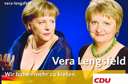 CDU Plakat Vera Lengsfeld