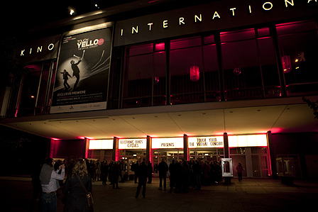 Der Eingang zum "Kino International" in Berlin.