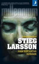 Schwedisches Cover des Stieg Larsson Romans Verblendung"