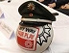 fußball mit polizeikappe
