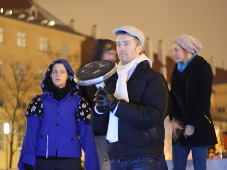 davidek beim eisstockschiessen