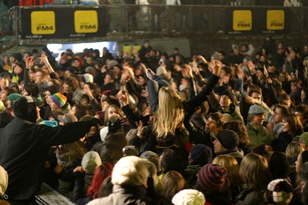 Publikum, crowdsurfend