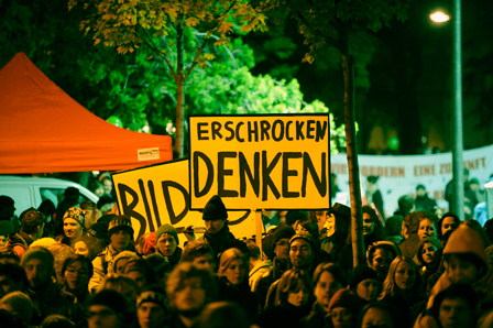 Bildungsdemo "Erschrocken denken"