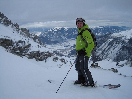 Volker Hölzl steht am Kitzsteinhorn