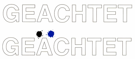 Logo der Ausstellung zu 10 Jahre Widerstand gegen Schwarz-Blau
