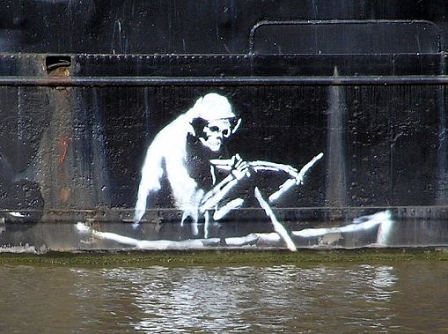 Bansky, Graffiti