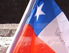 Chile-Flagge mit Aufschrift: "Vamos Chile"