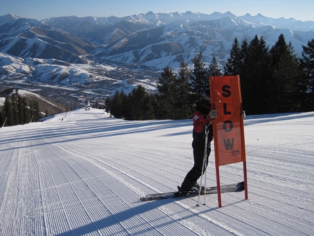 ski patrol im einsatz