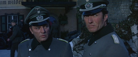 Richard Burton und Clint Eastwood in Hohenwerfen in Salzburg