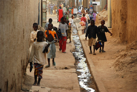 Gassen in Djenné / Mali
