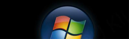 Ausschnitt des Logos von Windows 7.