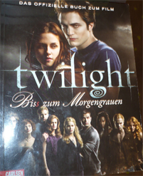 Plakat zum Buch "Twilight - Biss zum Morgengrauen"