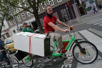 © Maria Sterkl / Der Standard Lastentransport-Fahrrad