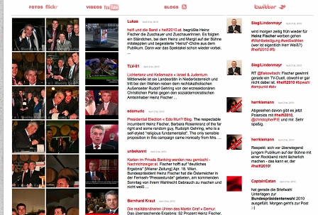 die website von heinz fischer 