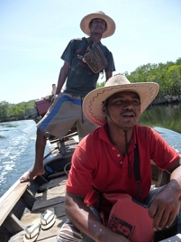 cruising through the mangroves