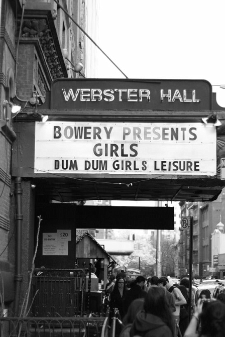 Dum Dum Girls live at Webster Hall New York