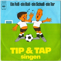 lp-cover mit den beiden singenden maskottchen tip und tap