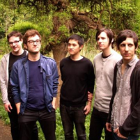 Die Band Francis International Airport im Wald