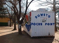 weisser container von soweto focus point