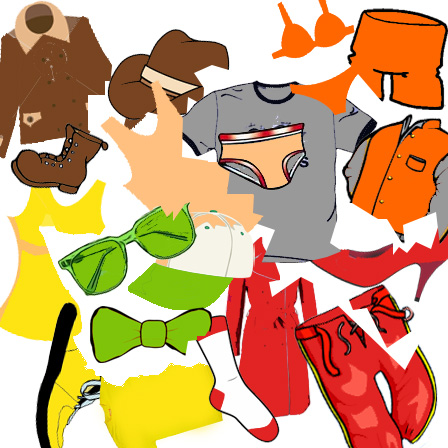 © diverse Rätselwoche 4 Collage 4: Kleidungsstücke