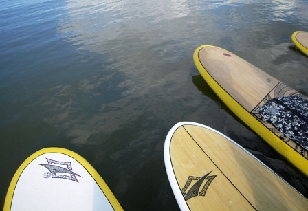 boards im wasser