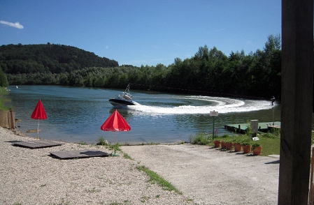 wakeboarden am salmsee