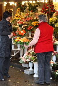 blumenverkäuferin in riga