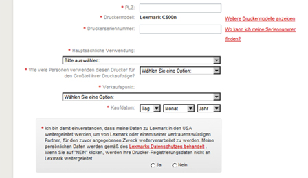 Lexmark Drucker