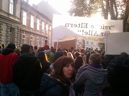 Studentenproteste Graz, Familienbeihilfe