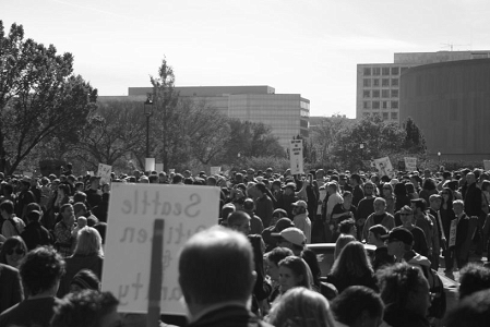 Rally To Restore Sanity, Washington DC, Jon Stewart, Stephen Colbert.