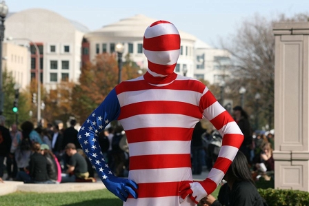 Rally To Restore Sanity, Washington DC, Jon Stewart, Stephen Colbert.