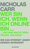 buchcover nicholas carr wer bin ich, wenn ich online bin ...