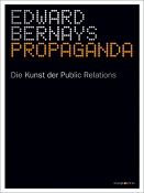 © orange press Buchcover von Edward Bernays Propaganda