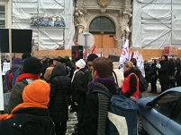 Demonstration "Kalhlschlag gegen Forschung "