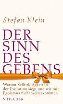 buchcover der sinn des gebens in pinker schrift mit gelber schleife