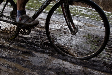 wheel in mud!