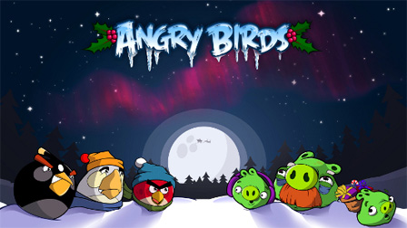 Bunte Cartoonvögel aus "Angry Birds".