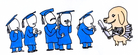 studneten bekommen diplome
