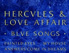 Albumcover "Blue Songs": Blaue Nebelwolke mit Schrift