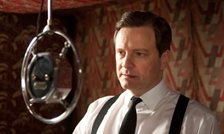 Colin Firth in "the king's speech"