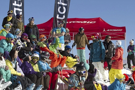 the crowd at kaprun