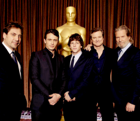 Javier Bardem, James Franco, Jesse Eisenberg, Colin Firth und Jeff Bridges