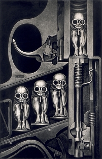 Gebärmaschine, 1967
© HR Giger, 2011